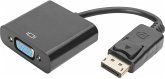 DIGITUS DisplayPort Ad/Konverter DP - HD15 St/Bu 15cm interlock