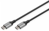 DIGITUS 8K DisplayPort Kabel 1.4 Version, 60Hz, DP/DP, Schwarz 1m