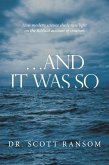 ...And It Was So (eBook, ePUB)