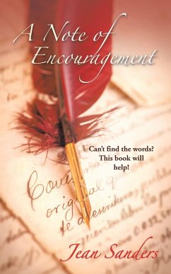 A Note of Encouragement (eBook, ePUB) - Sanders, Jean