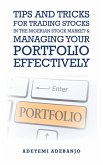 Tips and Tricks for Trading Stocks in the Nigerian Stock Market & Managing Your Portfolio Effectively (eBook, ePUB)