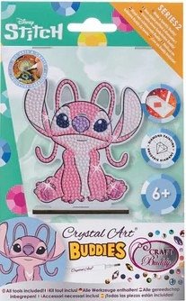 Cover Craft Buddy CAFGR-DNY019 - Crystal Art Buddies, Stitch Angel Disney Series 2, Figur 11cm, Kristallkunst-Bastelset