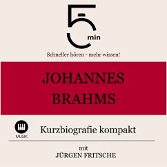 Cover Johannes Brahms: Kurzbiografie kompakt (MP3-Download)