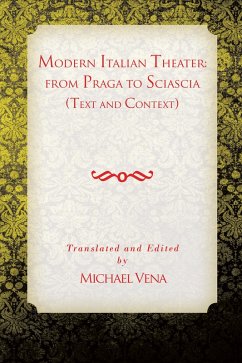 Modern Italian Theater (eBook, ePUB) - Vena, Michael