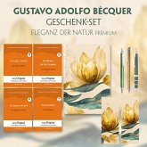 Gustavo Adolfo Bécquer Geschenkset - 4 Bücher (mit Audio-Online) + Eleganz der Natur Schreibset Premium, m. 4 Beilage, m
