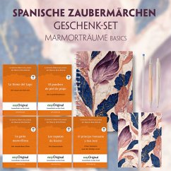Spanische Zaubermärchen Geschenkset - 5 Bücher (mit Audio-Online) + Marmorträume Schreibset Basics, m. 5 Beilage, m. 5 B - Cuentos