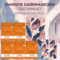 Spanische Zaubermärchen Geschenkset - 5 Bücher (mit Audio-Online) + Marmorträume Schreibset Premium, m. 5 Beilage, m. 5 - Cuentos