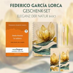 Doña Rosita la soltera Geschenkset (Buch mit Audio-Online) + Eleganz der Natur Schreibset Basics, m. 1 Beilage, m. 1 Buc - García Lorca, Federico