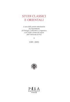 Studi classici orientali 2023 (eBook, PDF) - VV, AA.