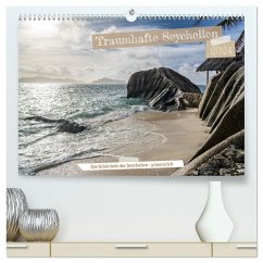 Traumhafte Seychellen (hochwertiger Premium Wandkalender 2024 DIN A2 quer), Kunstdruck in Hochglanz - Calvendo;Hennrich, Peter