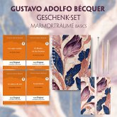 Gustavo Adolfo Bécquer Geschenkset - 4 Bücher (mit Audio-Online) + Marmorträume Schreibset Basics, m. 4 Beilage, m. 4 Bu