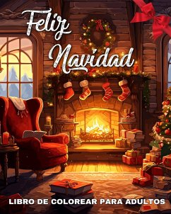 Feliz Navidad Libro de Colorear para Adultos - Peay, Regina