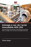 Usinage à sec de l'acier inoxydable AISI 202
