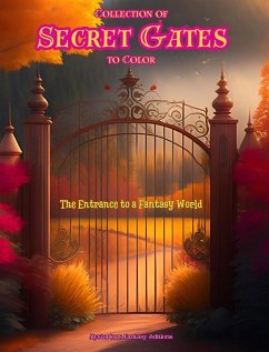 Collection of Secret Gates to Color - The Entrance to a Fantasy World - Editions, Mysterious Fantasy