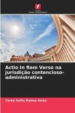 Actio In Rem Verso na jurisdição contencioso-administrativa