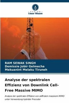 Analyse der spektralen Effizienz von Downlink Cell-Free Massive MIMO - SINGH, RAM SEWAK;Gelmecha, Demissie Jobir;Tiruneh, Mekuanint Melaku