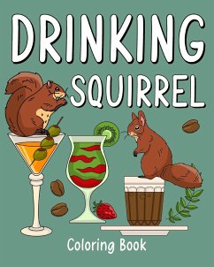 Drinking Squirrel Coloring Book - Paperland