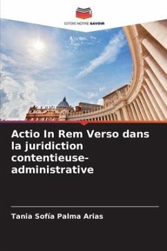 Actio In Rem Verso dans la juridiction contentieuse-administrative - Palma Arias, Tania Sofía