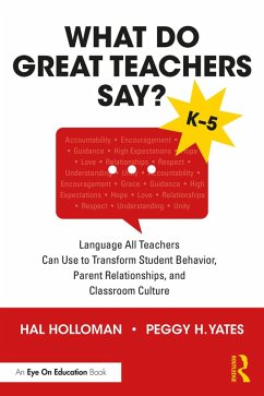 What Do Great Teachers Say? (eBook, ePUB) - Holloman, Hal; Yates, Peggy H.