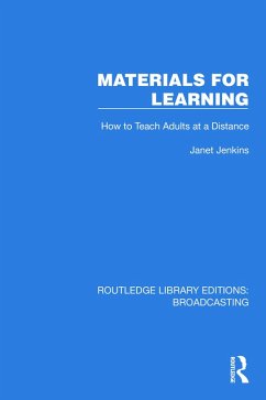 Materials for Learning (eBook, PDF) - Jenkins, Janet