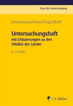 Untersuchungshaft (eBook, ePUB) - Schlothauer Nobis Voigt Wolf