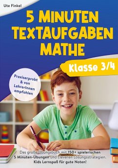 5 Minuten Textaufgaben Klasse 3/4 Mathe - Ute Finkel