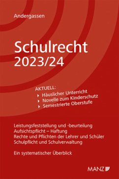 Schulrecht 2023/24 - Andergassen, Armin