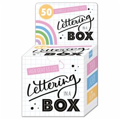Lettering in a Box - 50 schnelle Letteringtipps - ziehen lachen lettern - Landschützer, Cornelia