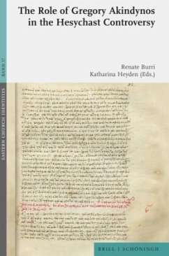 Cover The Role of Gregory Akindynos in the Hesychast Controversy