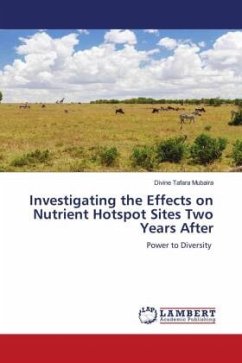 Investigating the Effects on Nutrient Hotspot Sites Two Years After