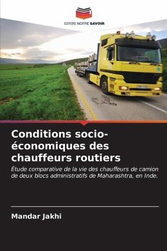 Conditions socio-économiques des chauffeurs routiers - Jakhi, Mandar