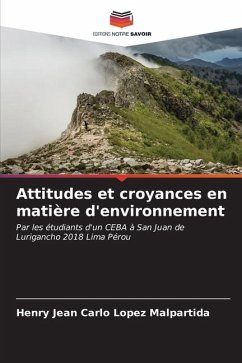 Attitudes et croyances en matière d'environnement - Lopez Malpartida, Henry Jean Carlo