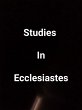 Studies In Ecclesiastes (eBook, ePUB) - Bild 1