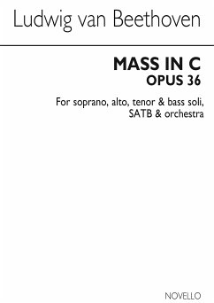 Cover Ludwig van Beethoven, Mass in C SATB Orchestra Buch