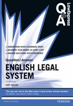 Law Express Question and Answer: English Legal System 2nd edn (Law Express Questions & Answers) - Wilson, Dr Gary