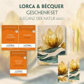 Lorca & Bécquer Geschenkset - 3 Bücher (mit Audio-Online) + Eleganz der Natur Schreibset Basics, m. 3 Beilage, m. 3 Buch