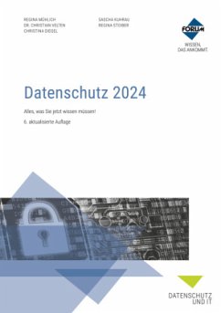 Datenschutz 2024, m. 1 Buch, m. 1 E-Book, m. 1 Online-Zugang, 3 Teile - Mühlich, Regina;Kuhrau, Sascha;Köcher, Jan K.