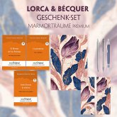 Lorca & Bécquer Geschenkset - 3 Bücher (mit Audio-Online) + Marmorträume Schreibset Premium, m. 3 Beilage, m. 3 Buch