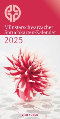 Münsterschwarzacher Spruchkarten-Kalender 2025