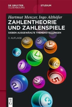 Zahlentheorie und Zahlenspiele - Menzer, Hartmut;Althöfer, Ingo