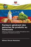 Facteurs générant des pénuries de produits au Venezuela