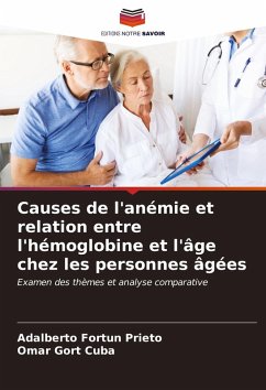 Cover Causes de l'anémie et relation entre l'hémoglobine et l'âge chez les personnes âgées