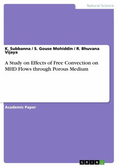 A Study on Effects of Free Convection on MHD Flows through Porous Medium