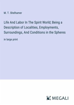 Life And Labor In The Spirit World; Being a Description of Localities, Employments, Surroundings, And Conditions in the Spheres - Shelhamer, M. T.