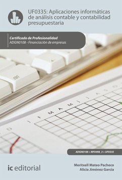Aplicaciones informáticas de análisis contable y contabilidad presupuestaria. ADGN0108 (eBook, ePUB) - Mateo Pacheco, Meritxell; Jiménez García, Alicia