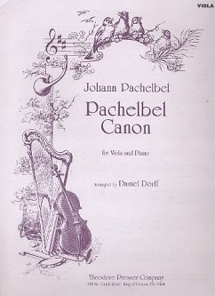 Cover Canon d major for viola and piano