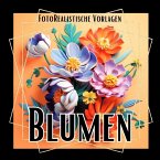 3D Blumen Malbuch &quote;Black & White&quote;