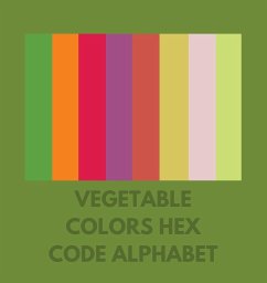 VEGETABLE COLORS HEX CODE ALPHABET - Alphabet, Colorful