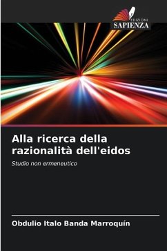 Alla ricerca della razionalità dell'eidos - Banda Marroquín, Obdulio Italo