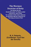 The Mormon Doctrine of Deity